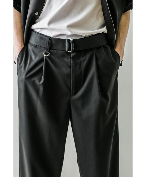 MONKEY TIME（モンキータイム）の「＜monkey time＞ TR TWILL BELTED WIDE ANKLE/アンクルパンツ（その他パンツ・メンズ・ブラック/オリーブ・L/M/S）」の5枚目の写真