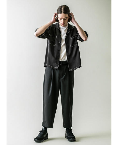 MONKEY TIME（モンキータイム）の「＜monkey time＞ TR TWILL BELTED WIDE ANKLE/アンクルパンツ（その他パンツ・メンズ・ブラック/オリーブ・L/M/S）」の10枚目の写真