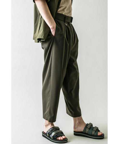 MONKEY TIME（モンキータイム）の「＜monkey time＞ TR TWILL BELTED WIDE ANKLE/アンクルパンツ（その他パンツ・メンズ・ブラック/オリーブ・L/M/S）」の14枚目の写真