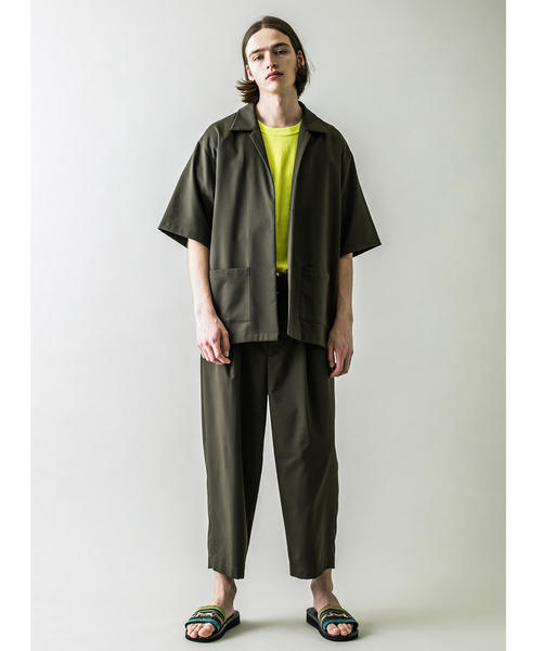 MONKEY TIME（モンキータイム）の「＜monkey time＞ TR TWILL BELTED WIDE ANKLE/アンクルパンツ（その他パンツ・メンズ・ブラック/オリーブ・L/M/S）」の9枚目の写真