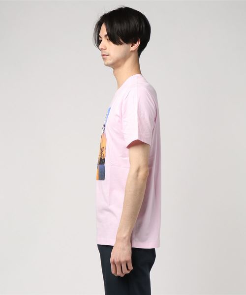 NIKE（ナイキ）の「ナイキ SUNSET PALM Tシャツ BQ0716（Tシャツ/カットソー・メンズ・ピンク/ホワイト/ブラック・S/M/L/XL/XXL）」の4枚目の写真