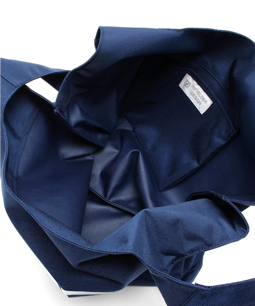 BEAMS BOY(ビームスボーイ)の「INFIELDER DESIGN / NYLONショッパーバッグ(トートバッグ・レディース・オフホワイト/ワイン/ネイビー・ONE SIZE)」の7枚目の写真