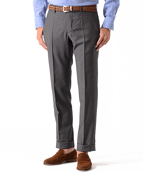 BEAMS F（ビームスエフ）の「INCOTEX / "030"トロピカルウールトラウザー（スラックス・メンズ・シルバー/チャコールグレー/グレー・48/42/46/50/44/52）」の2枚目の写真