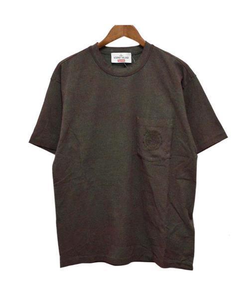 ブランド古着】ストーンアイランド ロゴ刺繍 ポケット半袖Tシャツ（T 