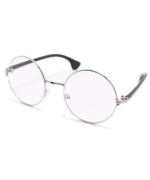 WEGO（ウィゴー）の「WEGO/ラウンドタイプ（メガネ・メンズ・ブラウン系その他/ブラック・FREE）」の2枚目の写真