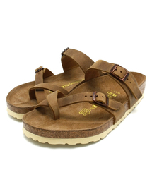 BIRKENSTOCK | 【カラーレザーサンダル】MAYARI/マヤリ　アーティックオイルドラバー（アンティークダークブラウン）（WOMEN）(サンダル)