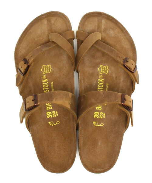 BIRKENSTOCK（ビルケンシュトック）の「【カラーレザーサンダル】MAYARI/マヤリ　アーティックオイルドラバー（アンティークダークブラウン）（WOMEN）（サンダル・レディース・ダークブラウン・43/38/36/39/37/42/41/40/35）」の6枚目の写真