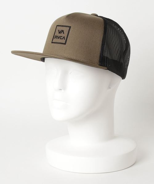 RVCA(ルーカ)の「RVCA VA ALL THE WAY TRUCKER AJ042-901(キャップ・メンズ・ブラック/ネイビー/オレンジ/カーキ・FREE)」の3枚目の写真