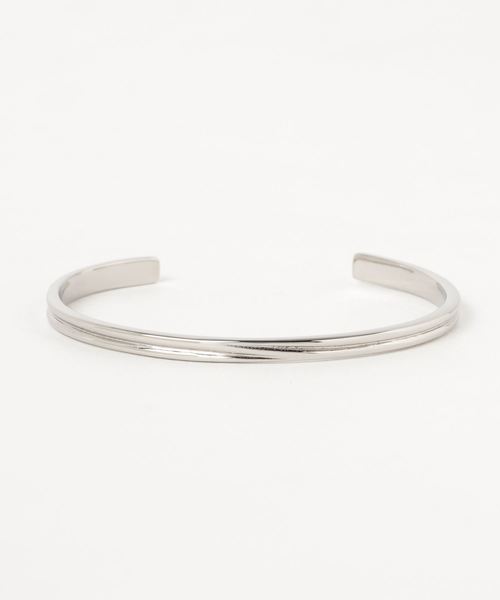 Vaya Con Dios（ヴァヤコンディオス）の「【VayaConDios/ヴァヤコンディオス】ステンレス製シンプルバングル（バングル/リストバンド・メンズ・ブラック/シルバー/ゴールド・FREE）」の6枚目の写真