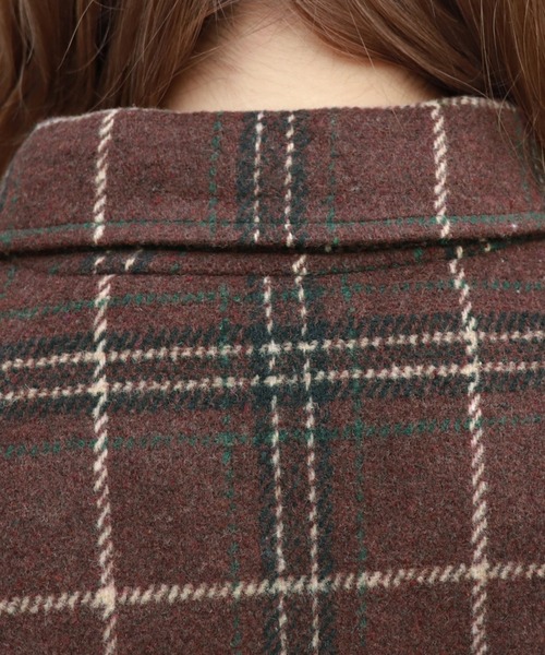 PairPair（ペアペア）の「チェック柄ダブルジャケット（テーラードジャケット・レディース・ベージュ/ブラウン系その他・FREE）」の13枚目の写真