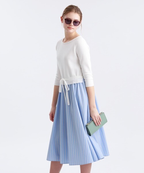 セール 布帛コンビニットワンピース ワンピース Mackintosh Philosophy マッキントッシュ フィロソフィー のファッション通販 Zozotown