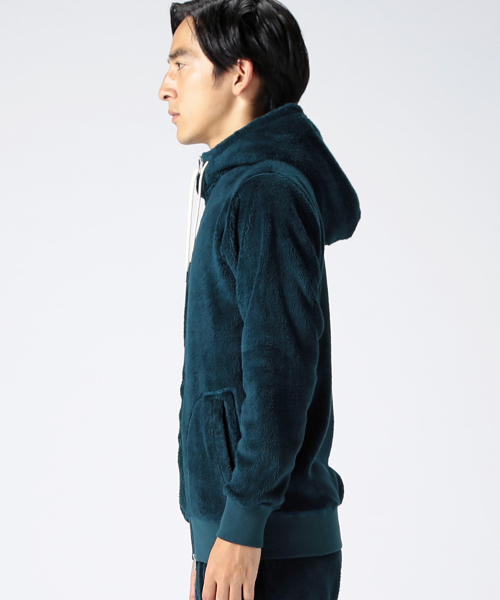 B:MING by BEAMS（ビーミングバイビームス）の「ビーミング by ビームス / シャギーフリースパーカ（パーカー・メンズ・ネイビー/ダークグリーン/グレー・LARGE/X-LARGE/MEDIUM/SMALL）」の14枚目の写真