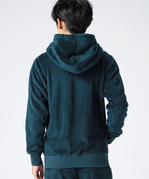 B:MING by BEAMS（ビーミングバイビームス）の「ビーミング by ビームス / シャギーフリースパーカ（パーカー・メンズ・ネイビー/ダークグリーン/グレー・LARGE/X-LARGE/MEDIUM/SMALL）」の8枚目の写真