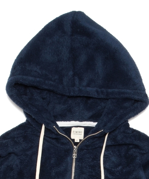 B:MING by BEAMS（ビーミングバイビームス）の「ビーミング by ビームス / シャギーフリースパーカ（パーカー・メンズ・ネイビー/ダークグリーン/グレー・LARGE/X-LARGE/MEDIUM/SMALL）」の21枚目の写真