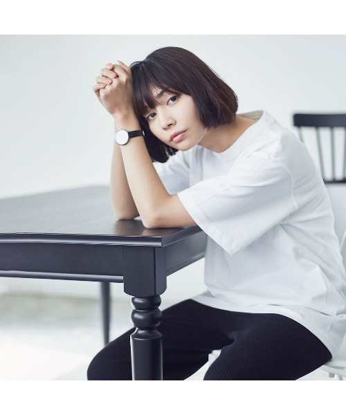 KLON(クローン)の「KLON STYLE OFF Tshirts LOGO WHITE(Tシャツ/カットソー・レディース・ホワイト・S/M/L/XL)」の5枚目の写真