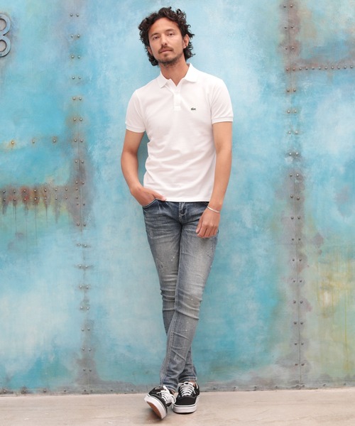 LACOSTE(ラコステ)の「LACOSTE ラコステ CLASSIC PIQUE POLO ワンポイントロゴ 半袖ポロシャツ ボーイズサイズ(ポロシャツ・メンズ・ホワイト/グレー/ネイビー/ブラック/ピンク/グリーン/ブルー/ピンク系・14/12/16)」の16枚目の写真