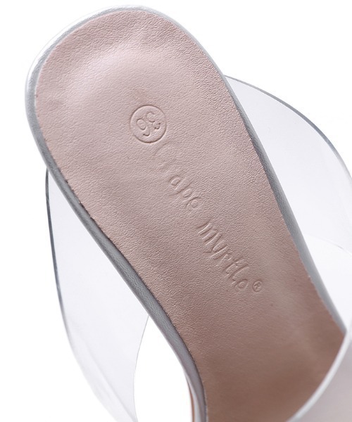 Futier land（フューティアランド）の「FITクリアカバーサンダル（サンダル・レディース・ホワイト/ブラック/モカ/シルバー・36/37/38/39/40）」の19枚目の写真