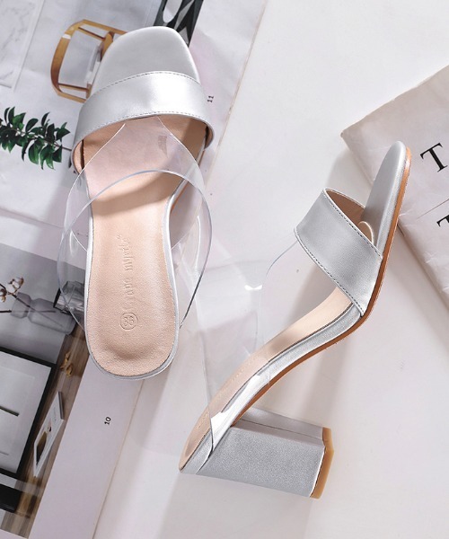 Futier land（フューティアランド）の「FITクリアカバーサンダル（サンダル・レディース・ホワイト/ブラック/モカ/シルバー・36/37/38/39/40）」の7枚目の写真