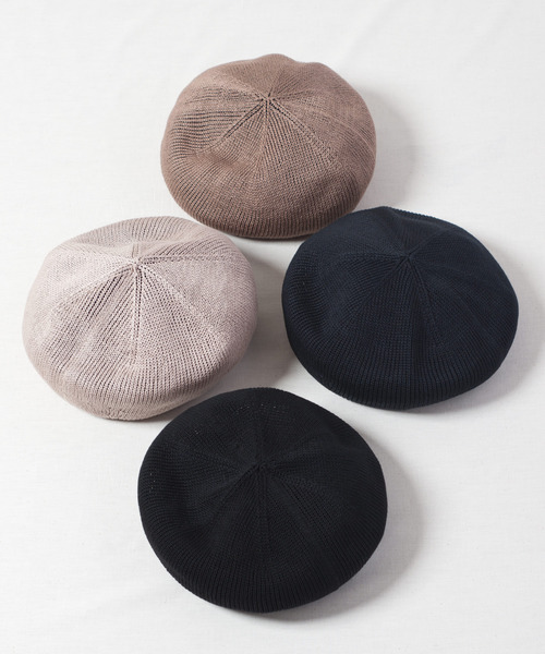 RACAL(ラカル)の「SU2 Cotton Knit Beret / SU2 コットンニットベレー(ハンチング/ベレー帽・メンズ・ブラック/ネイビー/モカ/ライトベージュ・MEDIUM/LARGE)」の10枚目の写真