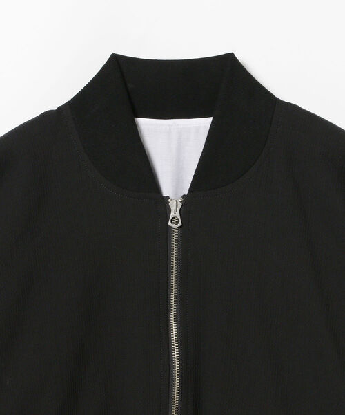 TACASI（タキャシ）の「◎TA CA Si / ワッフルクロス ボンバージャケット（ブルゾン・メンズ・ブラック系その他4・44/46）」の2枚目の写真