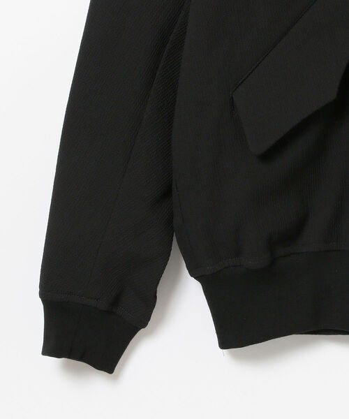 TACASI（タキャシ）の「◎TA CA Si / ワッフルクロス ボンバージャケット（ブルゾン・メンズ・ブラック系その他4・44/46）」の3枚目の写真