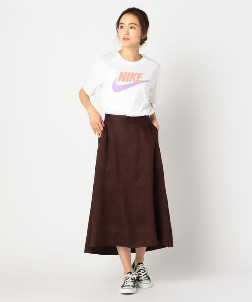 fredy repit（フレディレピ）の「リネンロングヘムスカート（スカート・レディース・アイボリー/ブラウン/ブルー系その他3・36/38）」の11枚目の写真