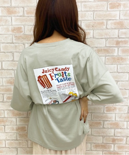 apres jour（アプレジュール）の「アソートプリントBIGTシャツ【ZOZOTOWN限定アイテム】（Tシャツ/カットソー・レディース・ホワイト/ブラック/その他/チャコールグレー/ミント/オフホワイト・フリー）」の6枚目の写真