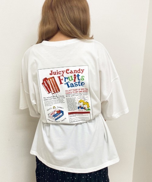 apres jour（アプレジュール）の「アソートプリントBIGTシャツ【ZOZOTOWN限定アイテム】（Tシャツ/カットソー・レディース・ホワイト/ブラック/その他/チャコールグレー/ミント/オフホワイト・フリー）」の10枚目の写真