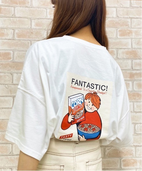 apres jour（アプレジュール）の「アソートプリントBIGTシャツ【ZOZOTOWN限定アイテム】（Tシャツ/カットソー・レディース・ホワイト/ブラック/その他/チャコールグレー/ミント/オフホワイト・フリー）」の16枚目の写真