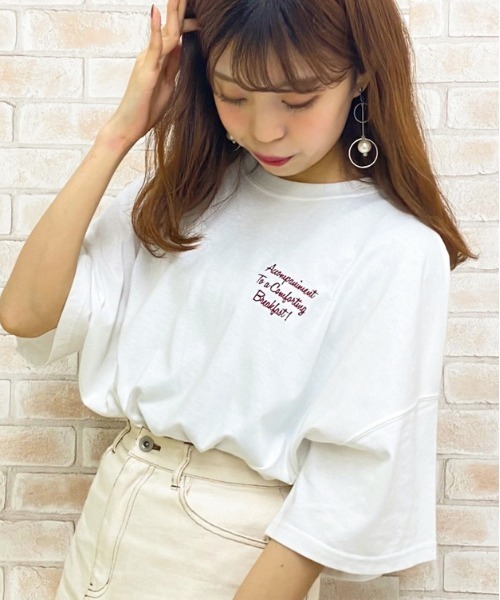 apres jour（アプレジュール）の「アソートプリントBIGTシャツ【ZOZOTOWN限定アイテム】（Tシャツ/カットソー・レディース・ホワイト/ブラック/その他/チャコールグレー/ミント/オフホワイト・フリー）」の13枚目の写真