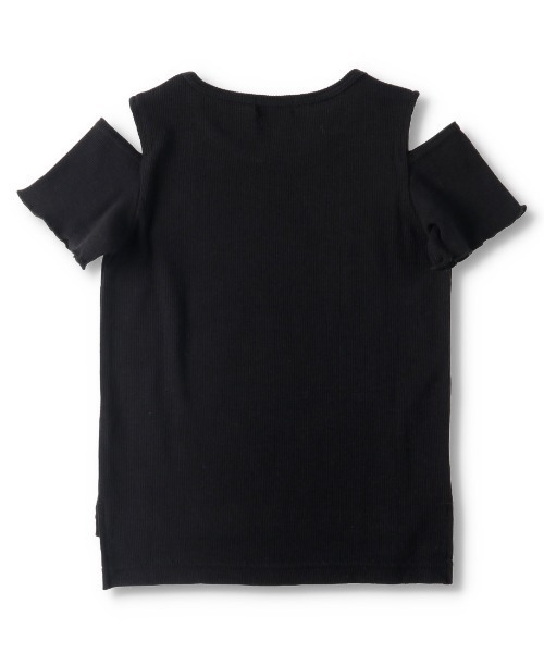 BRANSHES（ブランシェス）の「肩あき半袖Tシャツ（Tシャツ/カットソー・キッズ・ライトグレー/ブラック・90cm/110cm/100cm/120cm/130cm/140cm/150cm）」の10枚目の写真