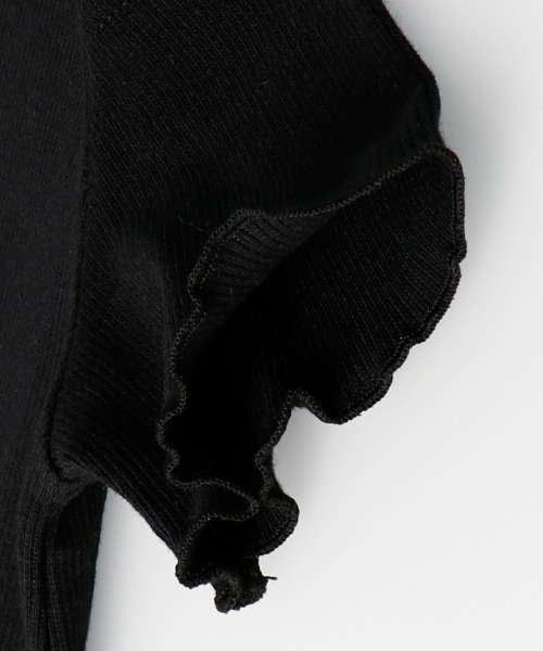 BRANSHES（ブランシェス）の「肩あき半袖Tシャツ（Tシャツ/カットソー・キッズ・ライトグレー/ブラック・90cm/110cm/100cm/120cm/130cm/140cm/150cm）」の8枚目の写真