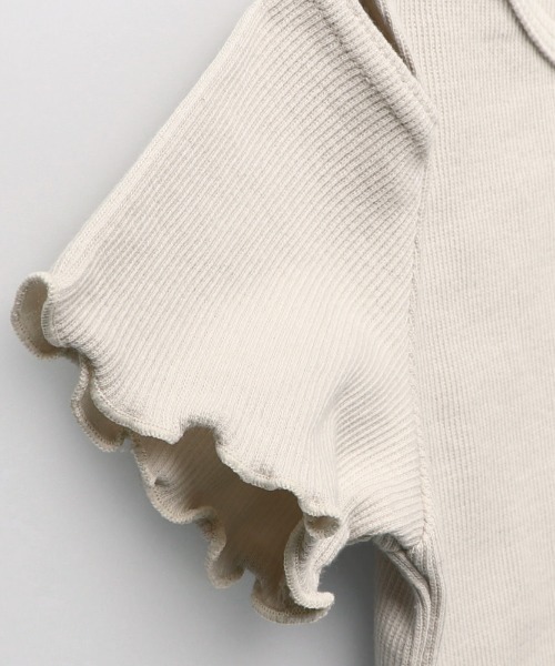 BRANSHES（ブランシェス）の「肩あき半袖Tシャツ（Tシャツ/カットソー・キッズ・ライトグレー/ブラック・90cm/110cm/100cm/120cm/130cm/140cm/150cm）」の6枚目の写真