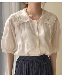 sakishimatokyo | 【ZOZO限定】サキシマamp「エリニオハナシシュウノブラウス」(シャツ/ブラウス)