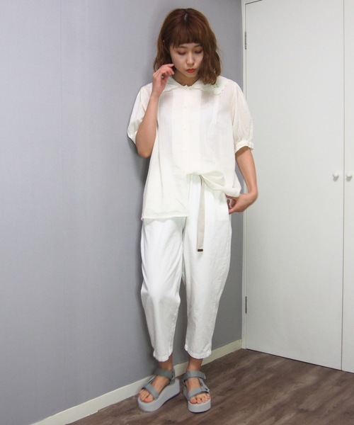 sakishimatokyo（サキシマトーキョー）の「【ZOZO限定】サキシマamp「エリニオハナシシュウノブラウス」（シャツ/ブラウス・レディース・ベージュ・FREE）」の6枚目の写真