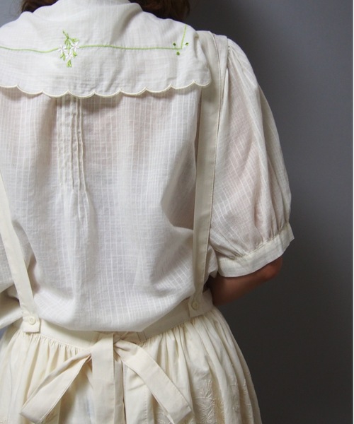 sakishimatokyo（サキシマトーキョー）の「【ZOZO限定】サキシマamp「エリニオハナシシュウノブラウス」（シャツ/ブラウス・レディース・ベージュ・FREE）」の9枚目の写真