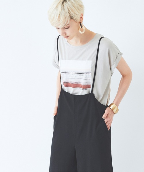 titivate(ティティベイト)の「細ストラップサロペット(つなぎ/オールインワン・レディース・ブラック/ベージュ/キャメル・L/M/S)」の12枚目の写真
