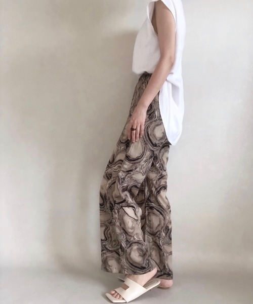 cle（クレ）の「マーブル柄パンツ（その他パンツ）」 - WEAR