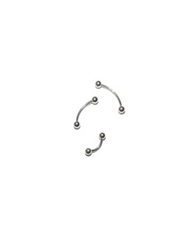 MORPH モルフ バナナバーベル ボディーピアス 18ゲージ 6mm~12mm