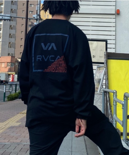 RVCA（ルーカ）の「RVCA/ルーカ ビッグシルエット　プリントロンT　 BA042-059（Tシャツ/カットソー・メンズ・ホワイト/ネイビー/ブラック・S/M/L）」の3枚目の写真
