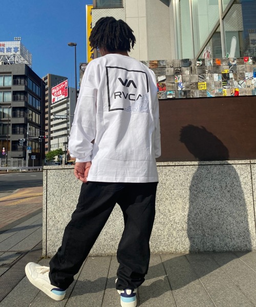 RVCA（ルーカ）の「RVCA/ルーカ ビッグシルエット　プリントロンT　 BA042-059（Tシャツ/カットソー・メンズ・ホワイト/ネイビー/ブラック・S/M/L）」の8枚目の写真