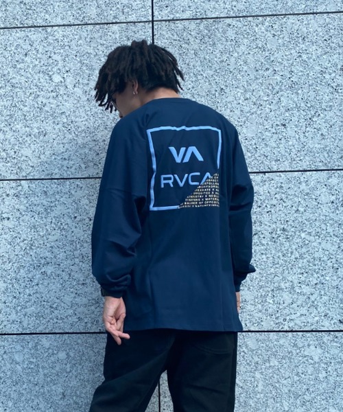RVCA/ルーカ ビッグシルエット プリントロンT BA042-059（T