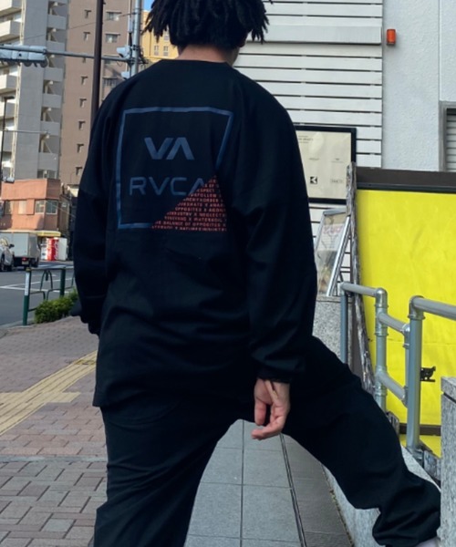 RVCA（ルーカ）の「RVCA/ルーカ ビッグシルエット　プリントロンT　 BA042-059（Tシャツ/カットソー・メンズ・ホワイト/ネイビー/ブラック・S/M/L）」の14枚目の写真