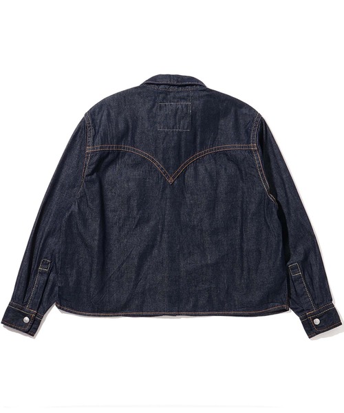 Levi's（リーバイス）の「LEVI'S(R) TYPE1 SHIRT THE ONE AND ONLY SHIRT（シャツ/ブラウス・レディース・インディゴブルー・XS/S/M）」の6枚目の写真