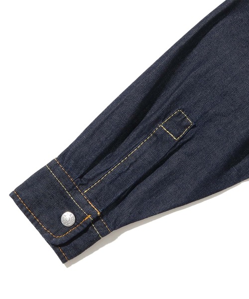 Levi's（リーバイス）の「LEVI'S(R) TYPE1 SHIRT THE ONE AND ONLY SHIRT（シャツ/ブラウス・レディース・インディゴブルー・XS/S/M）」の4枚目の写真