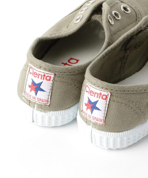 Cienta（シエンタ）の「Cienta（シエンタ）スリッポン 14cm-18cm（スニーカー・キッズ・ベージュ/グレー/オリーブ・15cm/14cm/17cm/18cm/16cm）」の9枚目の写真