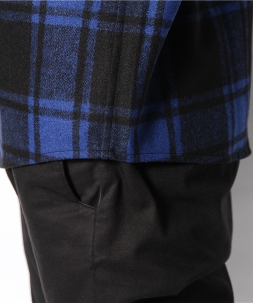 WEGO（ウィゴー）の「WEGO/チェックCPOジャケット（シャツ/ブラウス・メンズ・ダークグリーン/ブルー/レッド・MEDIUM/LARGE）」の10枚目の写真