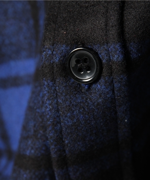 WEGO（ウィゴー）の「WEGO/チェックCPOジャケット（シャツ/ブラウス・メンズ・ダークグリーン/ブルー/レッド・MEDIUM/LARGE）」の11枚目の写真