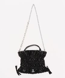 FIG&VIPER | サテンギャザーBAG(ショルダーバッグ)