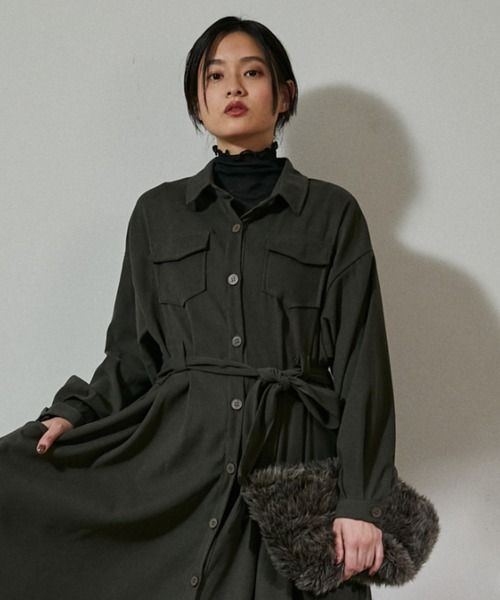 ECRIRE（エクリール）の「シースルーカットソー（Tシャツ/カットソー・レディース・ブラック/ブラウン/オフホワイト/グリーン/グレー/ベージュ/ブルー/ダークブラウン/ダークグレー/ピンク・フリー）」の14枚目の写真